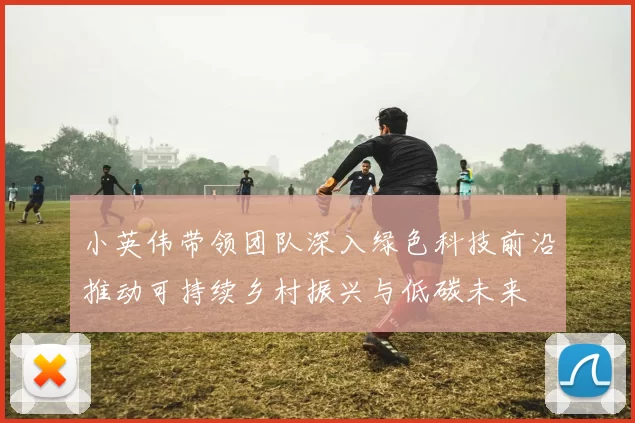 小英伟带领团队深入绿色科技前沿推动可持续乡村振兴与低碳未来