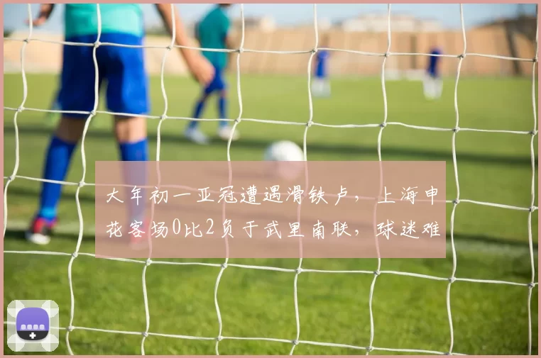 大年初一亚冠遭遇滑铁卢,上海申花客场0比2负于武里南联,球迷难掩失望_比赛_金顺凯_机会